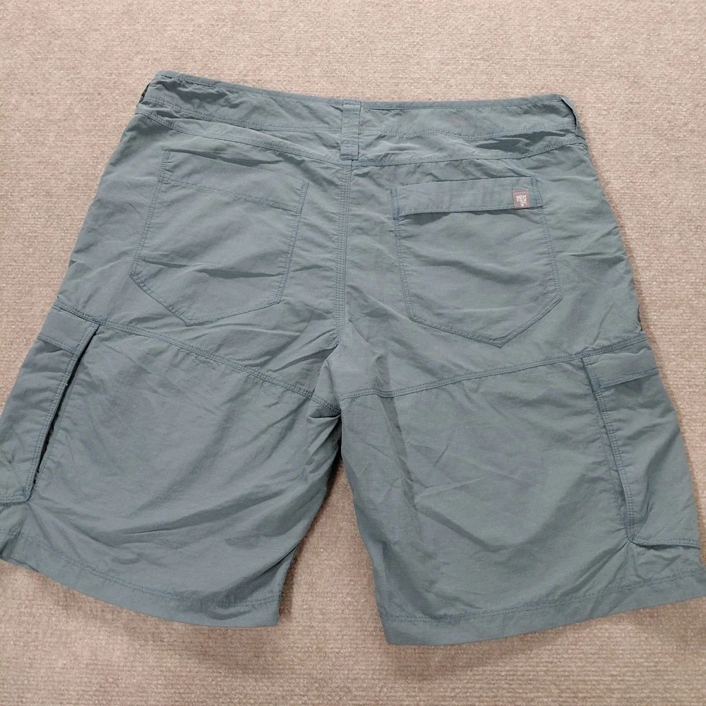 The North Face Mens 38 (Fits 36) Dusty Blue Hiking Cargo Shorts Nylon Blend 9.5